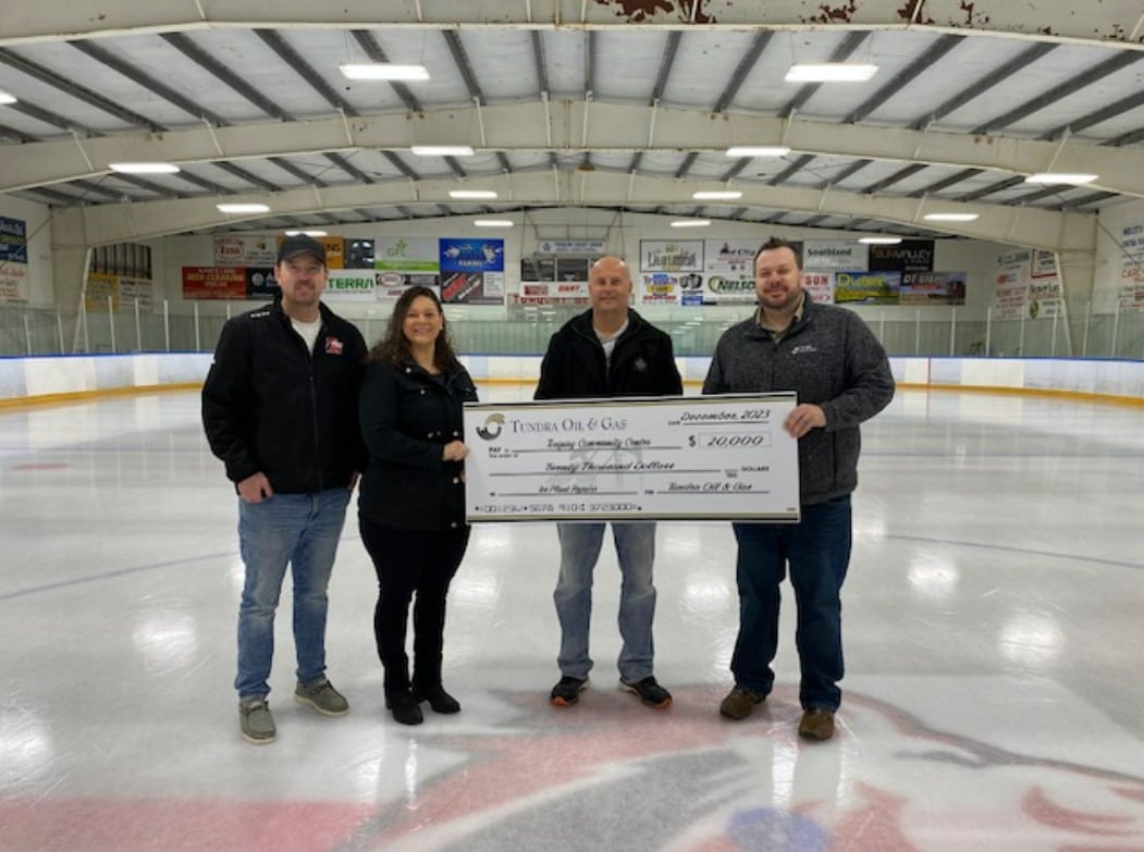 Featured image for “Tundra donates $20,000 to Torquay Community Center for Ice Plant Repairs”